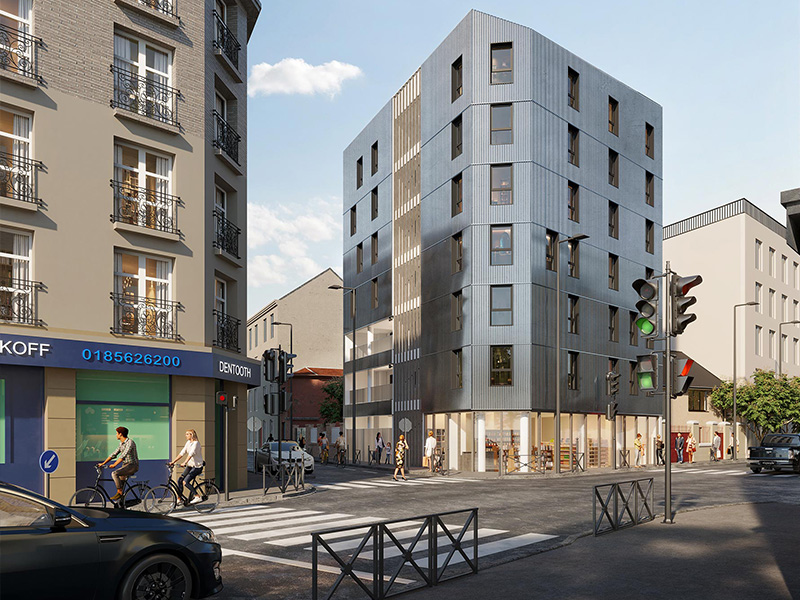 OPC pour la construction de 17 logements coopératifs et 2 locaux d’activité à Paris 20 pour Cooplmmo